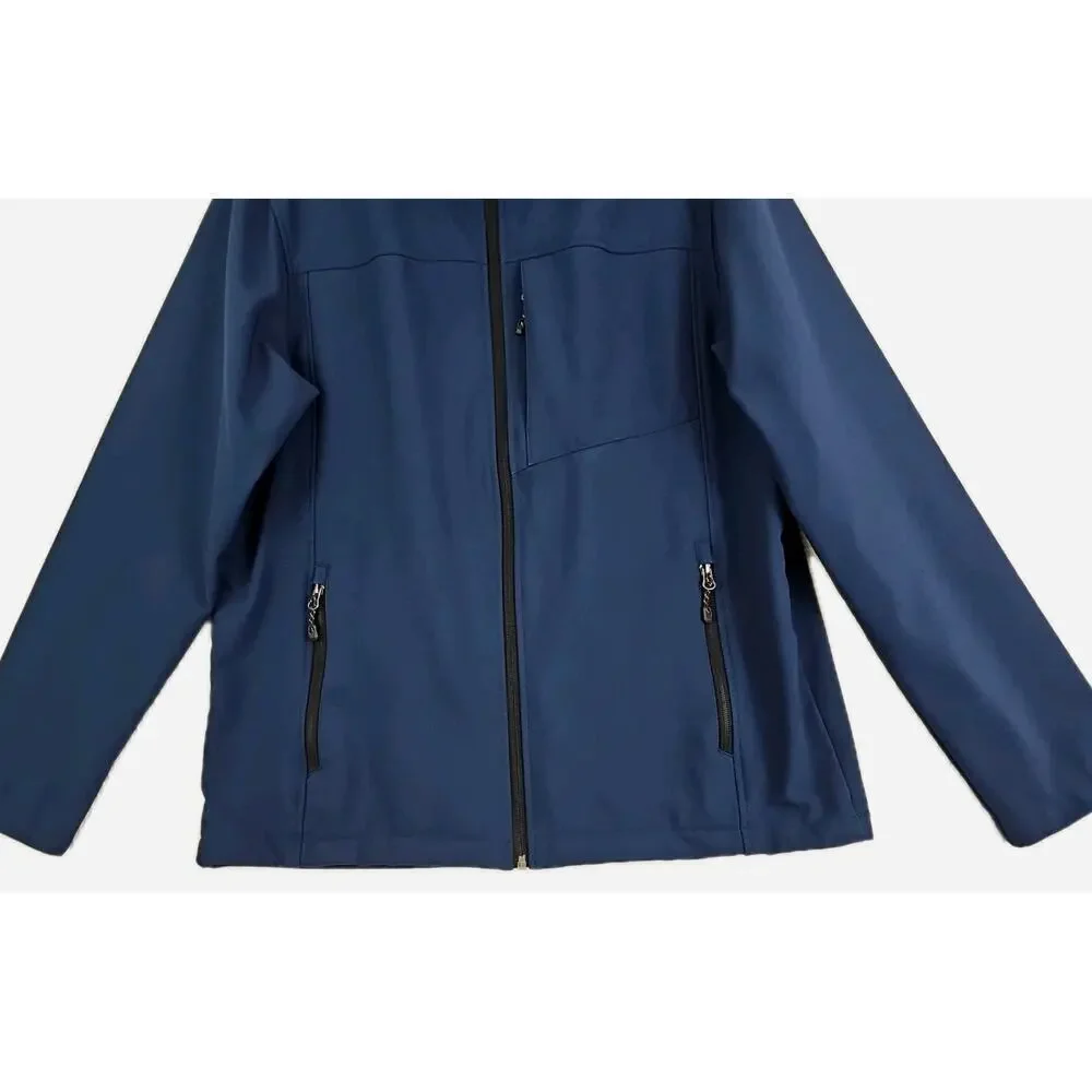 Swisstech ~Men's Size M (38-40)~ Navy Blue Zip-Up Windbreaker Jeacket.